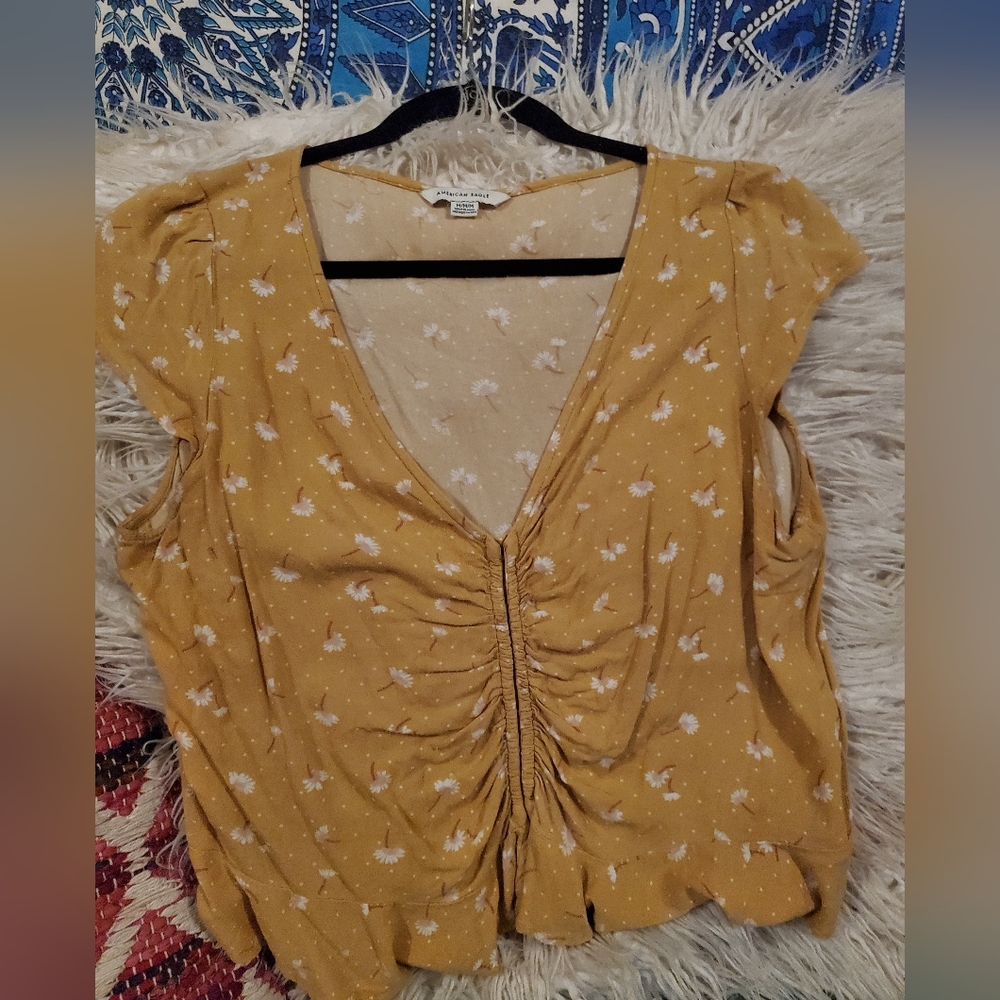 American Eagle Floral Top